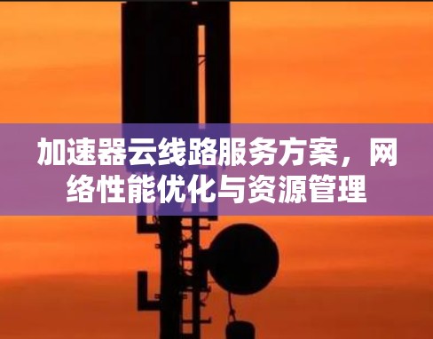 加速器云线路服务方案，网络性能优化与资源管理