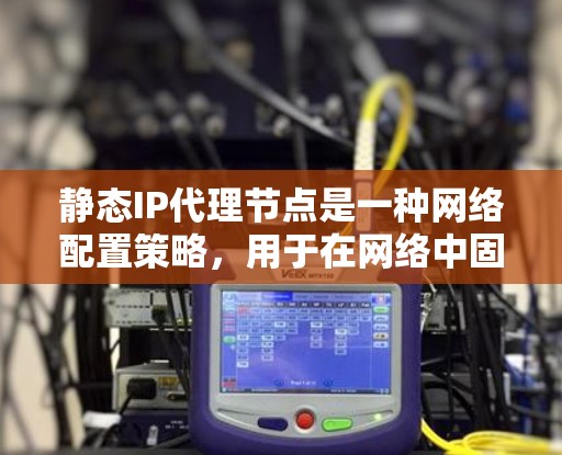 静态IP代理节点是一种网络配置策略，用于在网络中固定分配给设备或服务的IP地址，以确保在网络变化时服务的稳定性和可达性。以下是对静态IP代理节点的详细分析
