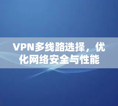 VPN多线路选择，优化网络安全与性能的关键