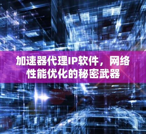 加速器代理IP软件,网络性能优化的秘密武器 加速器代理IP软件,网络性能优化的秘密武器
