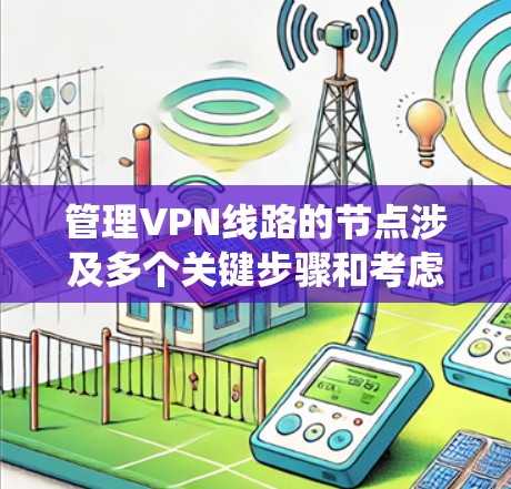 管理VPN线路的节点涉及多个关键步骤和考虑因素,以下是对该过程的系统化总结 管理VPN线路的节点涉及多个关键步骤和考虑因素,以下是对该过程的系统化总结